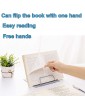 Metal Book Stand Reading Book Holder Lightweight Cook Book Stands Portable Textbook Holders Adjustable Recipe Document Stand Tablet Music Book Stands&HoldersGrey - B08N3ZJGYBU