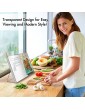 Srenta Durable Acrylic Cookbook Stand Transparent Easy Viewing iPad Tablet Holder Great for Cooking Baking Without Making Your Cook Book Dirty. - B07G8K8VYMP