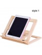 Wooden Frame Reading Bookshelf Bracket Book Reading Bracket Tablet PC Support Music Stand Wooden Table Drawing Easel,Reading Rest Holer for Books Recipe Cookbook Watching Videos Bookrest Stand - B07W6SYHSXT