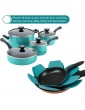 BYKITCHEN Pan Protectors for Stacking Larger & Thicker Pot Protector Pads Set of 6 and 3 Different Sizes Pot Pan Separators to Protect Non-Stick Pans Saucepans Frying Pans from Scratching - B09VBS5XMCU