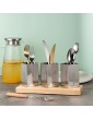 IMEEA Cutlery Holders Stainless Steel Utensil Holder Flatware Silverware Countertop Organizer with Drainer for Forks Knives Spoons - B093F8V41CK