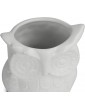 Owl Utensil Holder White | Decorative Ceramic Organiser Caddy | Kitchen Decor | Biscuit Barrel | Stationery Pot | Kitchen Accessories | Flower Pot Gift | M&W - B0892QC4W7J