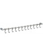 PetHot Kitchen Utensil Hanging Rack with 12 Hooks Kitchen Wall Mounted Stainless Steel Hanging Rack Holder Tool for Kitchen Cupboard Bathroom - B07N3VZ96TR