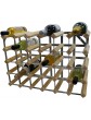 DS Wineware Wine Rack Wood Natural Pine 30 Bottles - B07N1R1DZ7I