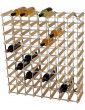 RTA 81 Bottle Traditional Wine Rack-Kit-Natural Pine FSC Wood 91 x 81 x 23 - B07TM643HVO