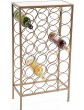 VonShef Wine Rack with Marble Table Top 6 Tier Drinks Holder with Statement Geometric Gold Metal Frame Holds up to 24 bottles from ​Red White Rosé to Champagne For Kitchen Living & Dining Room - B09RB1935DA