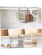 1PC Under Shelf Basket Wire Hanging Baskets Under Shelves Storage Rack for Kitchen Bookshelf Pantry Slide-in Baskets OrganizerBlack,Storage Basket - B09XV2XKL7X