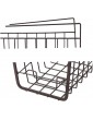 1PC Under Shelf Basket Wire Hanging Baskets Under Shelves Storage Rack for Kitchen Bookshelf Pantry Slide-in Baskets OrganizerBlack,Storage Basket - B09XV2XKL7X