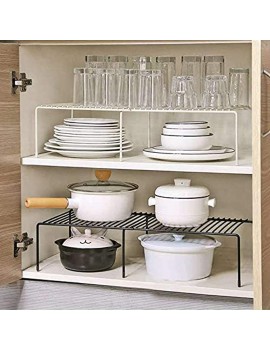 Under Shelf Storage Basket Removable Wire Organiser Cabinet Storage for Kitchen,Office,Bathroom,Cabinet White - B086MYBHLCN