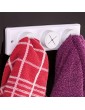 10x Push & Grip Triple Tea Towel Holders Kitchen Bathroom Hand Flannel Cloth Storage - B086GQMRKPZ