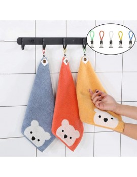 BLBK 10Pcs Towel Clips Kitchen Tea Towels Clip 5 Colors Metal Hanging Clips for Towels for Bathroom Storage & Kitchen Accessories Storage - B09DFNV1BVI