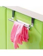 Bluelans Over Bathroom Kitchen Cabinet Door Tea Hand Towel Rail Holder Hanger Storage 36cm Silver - B01H50TM2YO