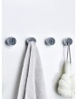 DXIA 3Pieces Premium Adhesive Round Towel Holder Adhesive Towel Hooks Round Wall Mount Hook Tea Towel Holder Chrome Finish & Easy Installation for Bathroom Kitchen and Home No Drilling Required - B083YYSVS5L