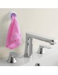 FLAMEER 4 Pieces Suction Pad Cloth Tea Towel Holder Rubber Push In Self-Adhesive Back Wall Mounted Towel Storage Organization 4 Colors - B07HF225HBE