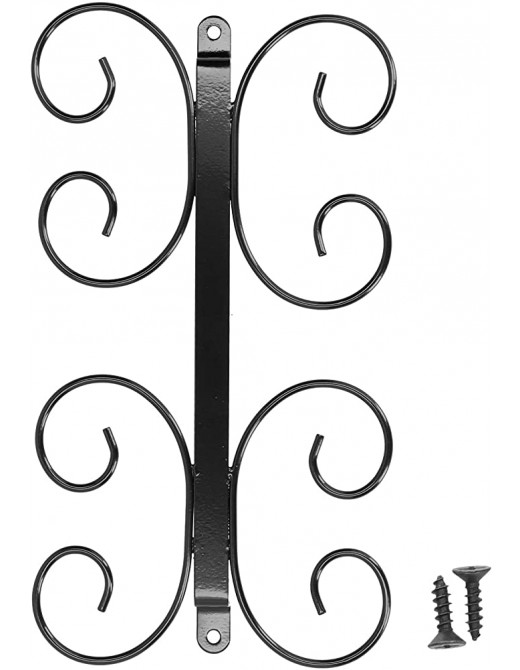 Stemware Hanging Organizer Upside‑down Design Wine Glass Rack Iron Kitchen Utensils Elegant Stemware Rack Kitchen for Home Bars CabinetCan hold 8 cups black - B093FZLD5BQ