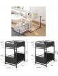 PBTRM Slide-Out Kitchen Rack 2-Tier Utility Storage Shelf Small Kitchen Islands And Carts with Storage And Drawers Kitchen Organization Shelf Liquor Dining Coffee Cart,A,36 * 16 * 21cm - B09NW3T96BR