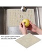 2PCS Drain Pad,Food Grade Rubber Kitchen Sink Mat with Perforated,Easy to Clean,Non‑Slip Sink Protector Mat for Kitchen - B0B18C1FK5V