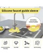 3pcs Silicone Faucet Mat,silicone Faucet Handle Drip Catcher Tray,kitchen Sink Splash Guard,faucet Absorbent Mat Sink Draining Pad Behind Faucet Red - B0B253FG5ZD