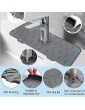 CAOJIN Silicone Faucet Mat Kitchen Silicone Sink Splash Guard Faucet Absorbent Mat Catching Splashes Dishwasher-Safe Sink Water Splash Guard for Kitchen and Bathroom Countertop Protect - B0B2HZNF4KD