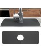 Faucet Absorbent Mats Wraparound Kitchen Sink Splash Guard Absorbent Mats Microfiber Cloth Faucet Splash Guard Drip Catcher for Sink Drying Mat Behind Faucet for Kitchen Bathroom and RV - B09XK3LWQWZ