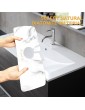 Huaxingda Silicone Faucet Absorbent Mat | Quick Absorbent Sink Mat Sink Faucet Mat Guard For Kitchen，Bathroom Splashback Countertop Protection Random Marble Pattern - B09YD1TLNHI