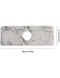 Huaxingda Silicone Faucet Absorbent Mat | Quick Absorbent Sink Mat Sink Faucet Mat Guard For Kitchen，Bathroom Splashback Countertop Protection Random Marble Pattern - B09YD1TLNHI