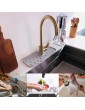 Kitchen Thickening Faucet Absorbent Mat Reusable Sink Wraparound Absorbent Pad Faucet Drip Catcher Sink Splash Guard for Bathroom Countertop Protector Gray - B09WVTGD33Z