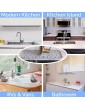 Kitchen Thickening Faucet Absorbent Mat Reusable Sink Wraparound Absorbent Pad Faucet Drip Catcher Sink Splash Guard for Bathroom Countertop Protector Gray - B09WVTGD33Z