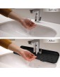 LOVIVER Silicone Faucet Absorbent Pads Behind Faucet Water Drying Reusable Faster Drying Guard Sink Splash Mat Faucet Counter Mat for Home RV - B0B24NVR3HL