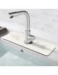 Professional Sink Faucet Mat Water Splash Guard for Sink Faucet Absorbent Sink Drip Catcher 15" Diatom Sink Mat Dish Drying Pad Behind Faucet White1 - B09ZP836BHJ