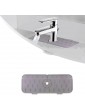 Sahgsa Sink Drain Cushion Silicone Kitchen Tap Splash Guard Water Collection Mat Sink Drainage Mat for Kitchen Bathroom - B09VXY8M6BA
