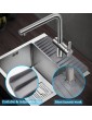 SENHAI Sink Splash Guard 2 Pcs Silicone Sink Faucet Mat Kitchen Bathroom Faucet Water Catcher Mat for Drying Countertops to Protect Kitchen Tools and Accessories - B09ZYCKPWRA