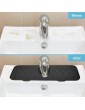 SENHAI Sink Splash Guard 2 Pcs Silicone Sink Faucet Mat Kitchen Bathroom Faucet Water Catcher Mat for Drying Countertops to Protect Kitchen Tools and Accessories - B09ZYCKPWRA