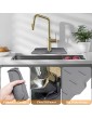 Silicone Sink Faucet Mat Silicone Faucet Mat Tray for Kitchen Sink Splash Guard Water Catcher Pads Countertop Drip Protector Mat for Bathroom - B0B2PM2SYLH