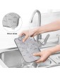 Silicone Sink Faucet Pad Silicone Faucet Handle Drip Catcher Tray Drip Protector Splash Countertop Rubber Drying Mat Kitchen Faucet Sink Splash Guard 1Pack Grey - B09Y1RYXC2Q