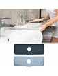 Splash Guard for Sinks Silicone Tap Absorption Mat Absorbent Mat for Taps for Sink Faucet Wrap Around Mat at Kitchen Bathroom Motorhome Bar - B09XHNLRWSB