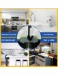 Volkmi 2PCS Silicone Faucet Splash Catcher Drying Mat Faucet Handle Drip Catcher Tray Sink Splash Guard for Kitchen & Bathroom Sink Draining Mat Behind Faucet for Farmhouse RV White - B09YNK77HHM