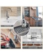 WeoTca Kitchen Faucet Sink Splash Guard 2 Pcs Silicone Faucet Water Catcher Mat Foldable Sink Faucet Splash Catcher Sink Draining Pad Behind Faucet Drying Mat for Kitchen Farmhouse and Bathroom - B09Y1Q481XR