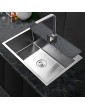 WOTEG Sink Water Mat Durable Silicone Sink Protector Mat,Drying Mat Drip Catcher For Sink Faucet Reusable Faucet Sink Mat for Kitchen Bathroom - B09X9LZ2BCP