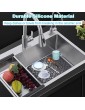 Yaootely Sink Mat Sink Protector Bottom Steel Porcelain Sink Grey-Slip Heat Resistant - B0B2KF9RQ5Q
