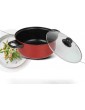4-Piece Non-Stick Cookware Set red,Soup Pot - B07HR7HFRZY