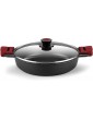 BRA Premiere 3-piece cast aluminum cookware with non-stick suitable for all types of cookers Including induction [ Exclusive] - B07L455238W