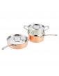 Commercial Pots & Pans Set 12 Piece Copper Cookware Set - B089ZH489HZ
