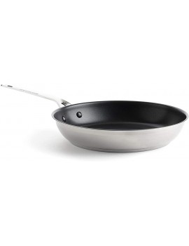 Kitchenaid Stainless Steel Non-Stick Frying Pan Set 20 cm + 28 cm Silver - B08LVVZC7JY