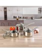 Russell Hobbs Classic Collection 3-Piece Saucepan Set Stainless Steel Silver - B07BG8NSCKO