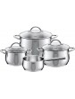 Silit Cookware Set Comodo 4 pcs of Stainless Steel Silver 48 x 48 x 28 cm - B002QFBYUWB
