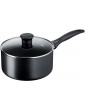 Tefal Induction G155S344 Non-Stick Cookware Set 3 Pieces-Black saucepans Aluminium - B099NFQ4RPD