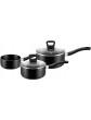 Tefal Signature Cookware Set and Saucepan Set 3 Pieces Black - B008KW4QE6W