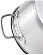 Velaze Cookware Set,Series Mayne,12-Piece Stainless Steel Pot & Pan Sets,Induction Safe Saucepan Casserole Casserole pan with Glass lid Set of 12 - B07CNYWNPYO