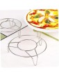 Zonster Cooking Rack Pot Pan Cooking Stand Food Vegetable Tall Wire Heavy Duty Stainless Steel Steaming Rack Cookware Silver - B09QYJJVWPX